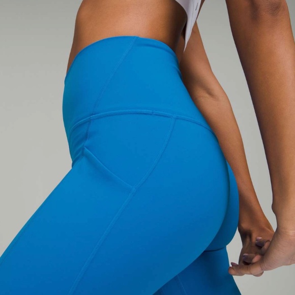 Lululemon Align High-Rise Pant with Pockets 25" Poolside Blue Size 4 - Picture 3 of 7